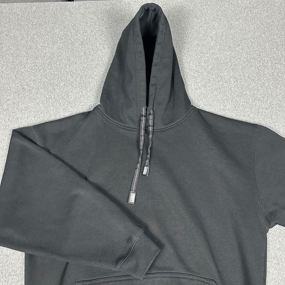 Pro Club Heavyweight Hoodie Mens L Black Pullover Kangaroo Pocket Cotton Blend